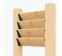 Mécanisme Pergola Bioclimatique & Brise-Soleil Orientable - Kit Lames Aluminium 100% - Horizontal & Vertical - Compatible Bois & Alu - SUNDIY (GRIS ANTHRACITE RAL7016)