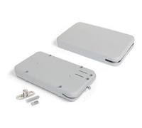 Mécanisme pour portes abattant Miniwinch avec cache, 14 Kg, Plastique gris Gris G