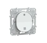 Mécanisme poussoir VMC OVALIS blanc sans arrêt - SCHNEIDER - S320236