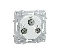 Schneider Electric Prise TV/R/SAT Ovalis S320461 Blanc