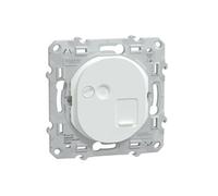 Schneider Electric Prise RJ45 Ovalis S320476 Cat.6 STP Réseaux VDI Grade 3 Blanc