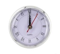 Mécanisme Quartz 80mm Chiffres Arabes Argent(Roman tone) | Chiffres arabes modernes, finition argentée, mécanisme pour précis, pour idéal salon bureau contemporain