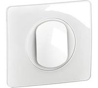 LEGRAND - Interrupteur Simple ou Va-et-vient + Plaque Céliane - 10A - Commande d'Eclairage Complète - Prêt à Installer - Blanc