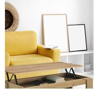 Emuca - Mécanisme de levage pour tables basses Peint en noir G