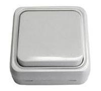 Mécanismes électriques - Série BF-18-040352 Bouton de surface blanc