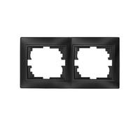 Mécanismes électriques - Série Europe - ERP72NGU Cadre de 2 éléments Graphite Série Europe