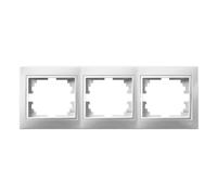 Mécanismes électriques - Série Europe - ERP73U CADRE DE 3 ÉLÉMENTS BLANC SERIE EUROPE
