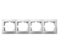 Mécanismes électriques - Série Europe - ERP74U CADRE DE 4 ÉLÉMENTS BLANC SERIE EUROPE