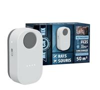 MECANIX® - Appareil Ultrason Anti-Rongeurs à Piles - Répulsif Souris & Rats Fréquences Variables - Boîtier Ultrason Anti-Nuisible pour Voiture, Grenier et Espaces Difficiles d'Accès - 50m²