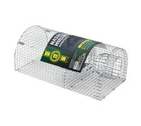 Mecanix® - Piège à Rats - Nasse rongeurs Galvanisée - Cage Capture Rats Vivants -Format Tunnel- Multicapture Jusqu’à 6 Rats - sans Danger Enfant et Animaux Domestiques - Réutilisable- 40x23x18cm
