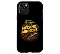 Mécano Agricole - Mécanicien Tracteur Matériel Rural Coque pour iPhone 11 Pro