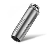 MecArmy BL43 Mini lampe de poche EDC avec chargement micro USB, portable rechargeable au quotidien | Lampe torche d'extérieur étanche 130 lumens (titane poli)