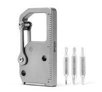 MecArmy EH4 Porte-clés mousqueton multifonction en titane avec 3 types de tournevis
