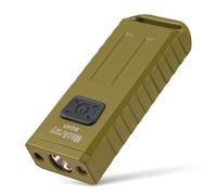 MecArmy SGN3 Mini lampe de poche portable USB rechargeable multifonction | lumière UV + rouge + blanc au choix | LED CREE avec 160 lumens | recharge micro USB conçue pour un transport quotidien (Vert)
