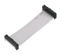 MECCANIXITY 1 câble plat connecteur IDC, 26 broches, pas de 2,54 mm, longueur 10 cm, double connecteur femelle FC vers FC, câble plat pour électronique industrielle, gris