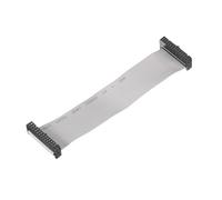 MECCANIXITY 1 câble plat connecteur IDC, 26 broches, pas de 2,54 mm, longueur 15 cm, double connecteur femelle FC vers FC, câble plat pour électronique industrielle, gris
