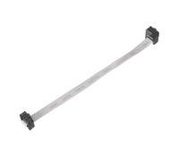 MECCANIXITY 1 câble plat connecteur IDC, 6 broches, pas de 2,54 mm, longueur 15 cm, double connecteur femelle FC vers FC, câble plat pour électronique industrielle, gris