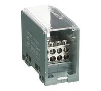 MECCANIXITY Borniers de sortie 1 entrée 8, connecteurs 690 V 200 A, bloc de distribution d'alimentation avec boîtier ignifuge pour armoires de distribution d'alimentation, largeur 36 mm, calibre 12-6