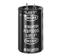 MECCANIXITY Condensateur électrolytique à clipser 63 V 10 000 uF, amplificateur audio à 2 broches, condensateur électrolytique en aluminium pour filtre audio, appareils ménagers intelligents