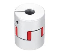 MECCANIXITY Coupleur d'arbre d'accouplement d'arbre en aluminium de 5 mm à 8 mm d'accouplement d'araignée flexible L30 mm x D25 mm Coupleur d'arbre d'araignée Connecteur de joint d'arbre d'araignée