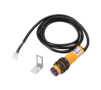 MECCANIXITY E3F-DS30B2 Capteur photoélectrique 300 mA DC6-36 V M18 Capteur de commutation photoélectrique à réflexion diffuse 3 lignes Distance de détection 7-30 cm NPN NC avec support de montage pour