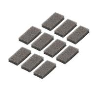 MECCANIXITY Lot de 100 électrodes en mousse de nickel, disque en mousse de nickel, pour pile bouton, 20 x 10 x 4 mm, avec adhésif - Gris