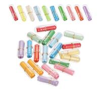 MECCANIXITY Lot de 100 mini rouleaux de papier à vœux, lettres d'amour, pour anniversaire de mariage, Noël, anniversaire, amitié, 10 couleurs
