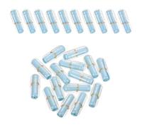 MECCANIXITY Lot de 100 mini rouleaux de papier à vœux, lettres d'amour, pour anniversaire, Noël, cadeau d'amitié, bleu clair