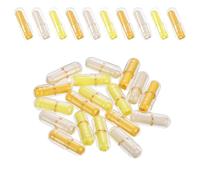 MECCANIXITY Lot de 100 mini rouleaux de papier à vœux, lettres d'amour pour Saint-Valentin, anniversaire, cadeaux d'amitié, jaune tricolore