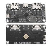 MECCANIXITY Lot de 2 modules de charge rapide bidirectionnels IP5328P, 3,7 V à 5 V-12 V 18 W 5 A, charge rapide de type C pour USB-C pour chargeur rapide de batterie 18650