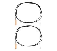 MECCANIXITY Lot de 2 sondes thermiques NTC 15 K - Capteur de température sensible en cuivre - Sonde de 250 cm - Câble d'extension pour distributeur d'eau
