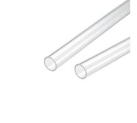 MECCANIXITY Lot de 2 tubes ronds rigides en acrylique transparent 16 mm x 20 mm x 25,4 cm pour lampes et lanternes, système de refroidissement à eau
