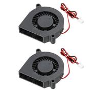 MECCANIXITY Lot de 2 ventilateurs de refroidissement DC sans balais 6015 60 x 60 x 15 mm DC12 V 0,2 A pour ordinateur portable, processeur, carte graphique GPU et imprimante 3D