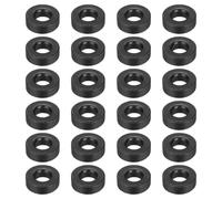 MECCANIXITY Lot de 24 rondelles plates noires de 1,27 cm pour vis M12, rondelles métalliques en acier de 12 mm x 28 mm x 10 mm de long pour vis industrielles, boulons