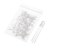 MECCANIXITY Lot de 240 diodes LED de 5 mm, diodes électroluminescentes, kit de projet électronique pour projet scientifique (anode commune à lumière rouge + jaune, lentille transparente)