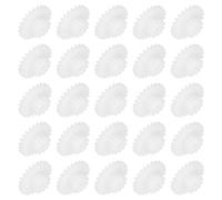 MECCANIXITY Lot de 30 engrenages en plastique à 24 dents double engrenages modèle 24122BA pour voiture télécommandée Robot DIY Module blanc 0,5