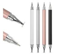MECCANIXITY Lot de 4 stylos à bille avec pointe stylet 2 en 1 pour écran tactile capacitif universel