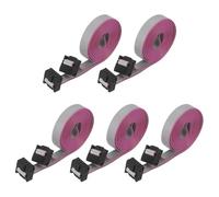 MECCANIXITY Lot de 5 câbles plats avec connecteurs IDC, 8 broches, pas de 2,54 mm, longueur de 1,5 m, double connecteur femelle FC vers FC, câble plat pour électronique industrielle, gris