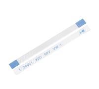 MECCANIXITY Lot de 5 câbles plats flexibles, 6 broches, pas de 0,5 mm, 50 mm FPC FFC, câble ruban flexible pour TV LCD, lecteur DVD, ordinateur portable (type A)