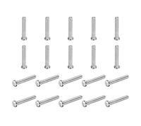 MECCANIXITY Lot de 50 vis à métaux à tête cylindrique M5 x 30-0,8 mm, vis à métaux métriques Phillips pour ordinateurs, boîtiers de PC, appareils photo, appareils électroniques, en acier au carbone