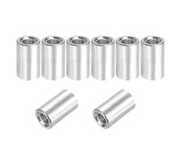 MECCANIXITY Lot de 8 entretoises rondes en aluminium M3 x 8 mm, vis d'accouplement filetées femelles pour pièces multirotor télécommandées, quadrirotor FPV (argenté)