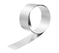 MECCANIXITY Rouleau de feuille d'acier inoxydable 301, 0,3 mm x 50 mm x 1 m, haute élasticité, bande fine en acier inoxydable pour bricolage, travaux manuels, machines, industrie, soudage, cale