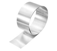 MECCANIXITY Rouleau de feuille d'acier inoxydable 301, 0,5 mm x 80 mm x 1 m, haute élasticité, bande fine en acier inoxydable pour bricolage, travaux manuels, machines, industrie, soudage, cale