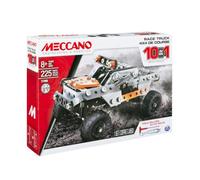 MECCANO - 4X4 SUV DE Course 10 MODÈLES - 10 Modèles Différents de Véhicules A Construire avec Direction et Suspensions - 225 Pièces Et 2 Outils - Jeu de Construction - Jouet Enfant 8 Ans et +
