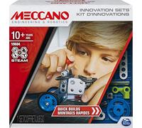 Meccano – Jeu de construction – Kit d'inventions 6047095 – Montages rapides Multicolore