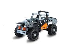 BANDAI - Meccano 4x4 de Course 10 en 1 - Coffret de Construction 10 Modèles - 225 pièces, Outils, Notice - Kit Activité Assemblage Race Truck Voitures de Course - Jouet Enfant 8 Ans et + - APM11115