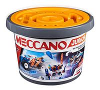 MECCANO - Baril 150 Pieces Junior - 5 Modèles Différents A Construire - Jeu de Construction avec 2 Outils - Alternative Aux Ecrans - Jouet Enfant 5 Ans Et +