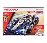 Meccano – Coffret Supercar 25 modèles – Voiture enfant motorisée et jeu de construction – 10 ans+