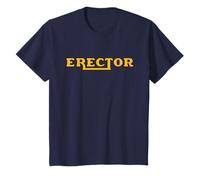 Meccano Erector Texte Jaune Logo Retro Kids T-Shirt