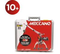 BANDAI Meccano Super Construction 11 en 1 - Mallette Construction | Kit 638 pièces, moteur, outils et notice, 11 modèles véhicules et engins, dès 10 ans - APM11107